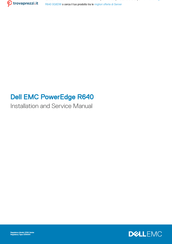 Dell EMC PowerEdge R640 Installation And Service Manual