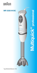 Braun Multiquick professional 4191 Manual