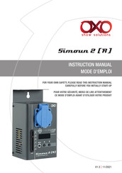 OXO Simoun 2 Instruction Manual