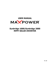 MaxPower Sunbridge 2000 User Manual