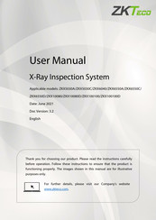 ZKTeco ZKX100100 User Manual