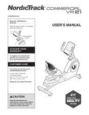 ICON Health & Fitness NordicTrack Commercial VR21 User Manual