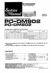 Pioneer PD-DM902 Service Manual