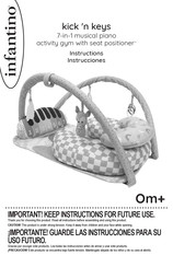 Infantino kick 'n keys Instructions Manual