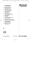 EINHELL Bavaria BWS 115/850-2 Operating Instructions Manual