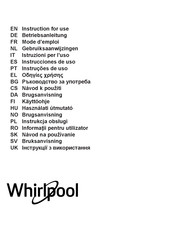Whirlpool WHVS 90F LT C K Instructions For Use Manual