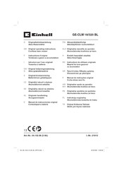 EINHELL GE-CLM 18/320 BL Original Operating Instructions