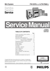 Philips FWC87037 Service Manual