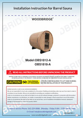 Woodbridge OBS1812-A Installation Instruction