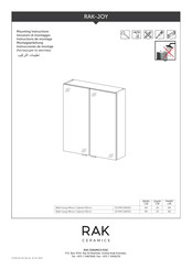 Rak Ceramics RAKJOYMC06002 Mounting Instructions