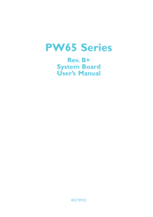 DFI PW65 Series User Manual