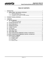 evertz Quartz D9 Application Note