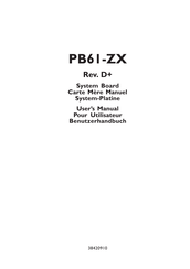 DFI PB61-ZX User Manual