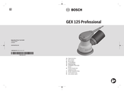 Bosch Professional GEX 125 Original Instructions Manual