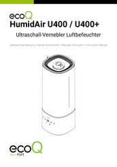 ecofort ecoQ HumidAir U400 Instruction Manual