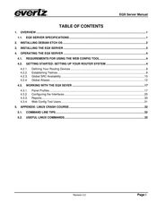 evertz EQX Manual