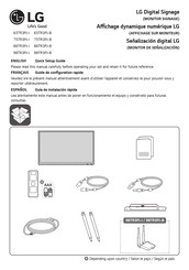 LG 98TR3PJ-B Quick Setup Manual