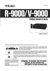 Teac Esoteric R-9000 Owner's Manual