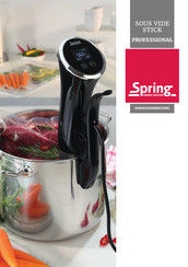 Spring PROFESSIONAL Sous Vide-Stick Operating Instructions Manual