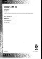 Coop oecoplan 50 GS Instruction Book