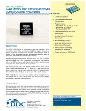 DDC RDC-19220 Series Manual