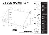 Quickplay Q-FOLD MATCH 16x7ft Quick Start Manual