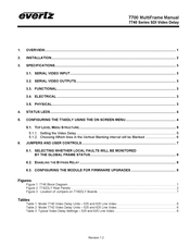 evertz 7740 Series Quick Start Manual