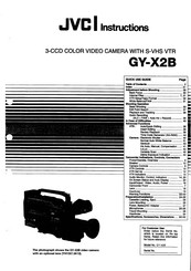 JVC GY-X2B Instructions Manual