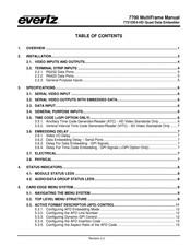evertz 7721DE4-HD Manual