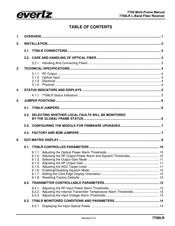 evertz 7708LR Manual