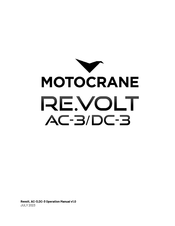 MotoCrane RE.VOLT AC-3 Operation Manual