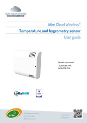 Atim Cloud Wireless LoRaWAN ACW/SF8-THX User Manual