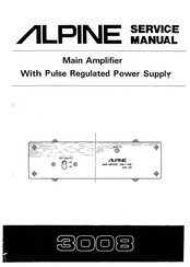 Alpine 3008 Service Manual