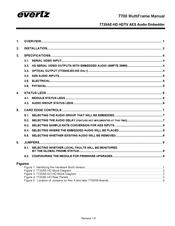 evertz 7720AE-HD Manual