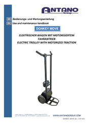 Antano Group Donkey Move Use And Maintenance Handbook