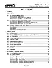 Evertz 7700 Manual