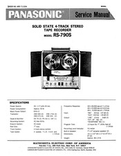 Panasonic RS-790S Service Manual