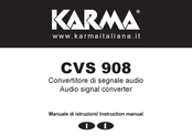 Karma CVS 908 Instruction Manual