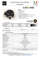 DALCNET CBU-MASTER-DMX-IP Device Manual