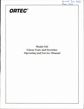 ORTEC 542 Operating And Service Manual
