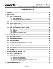 evertz 7707CVDR Manual