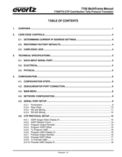 evertz 7700PTX-CTP Manual