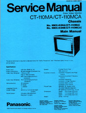 Panasonic CT-110MA Service Manual