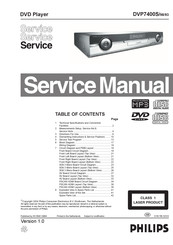 Philips DVP7400S/93 Service Manual