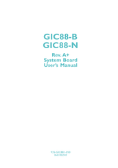 DFI GIC88-N User Manual
