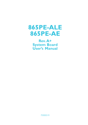 DFI 865PE-AE User Manual