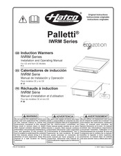Hatco Palletti IWRM-B1 Installation And Operating Manual