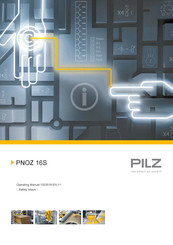 Pilz PNOZ 16S Operating Manual