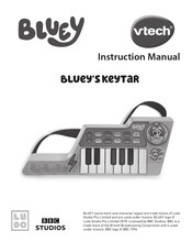 VTech BLUEY Bluey's Keytar Instruction Manual