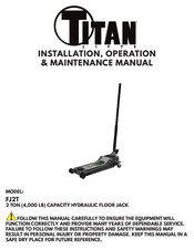 Titan FJ2T Installation, Operation & Maintenance Manual